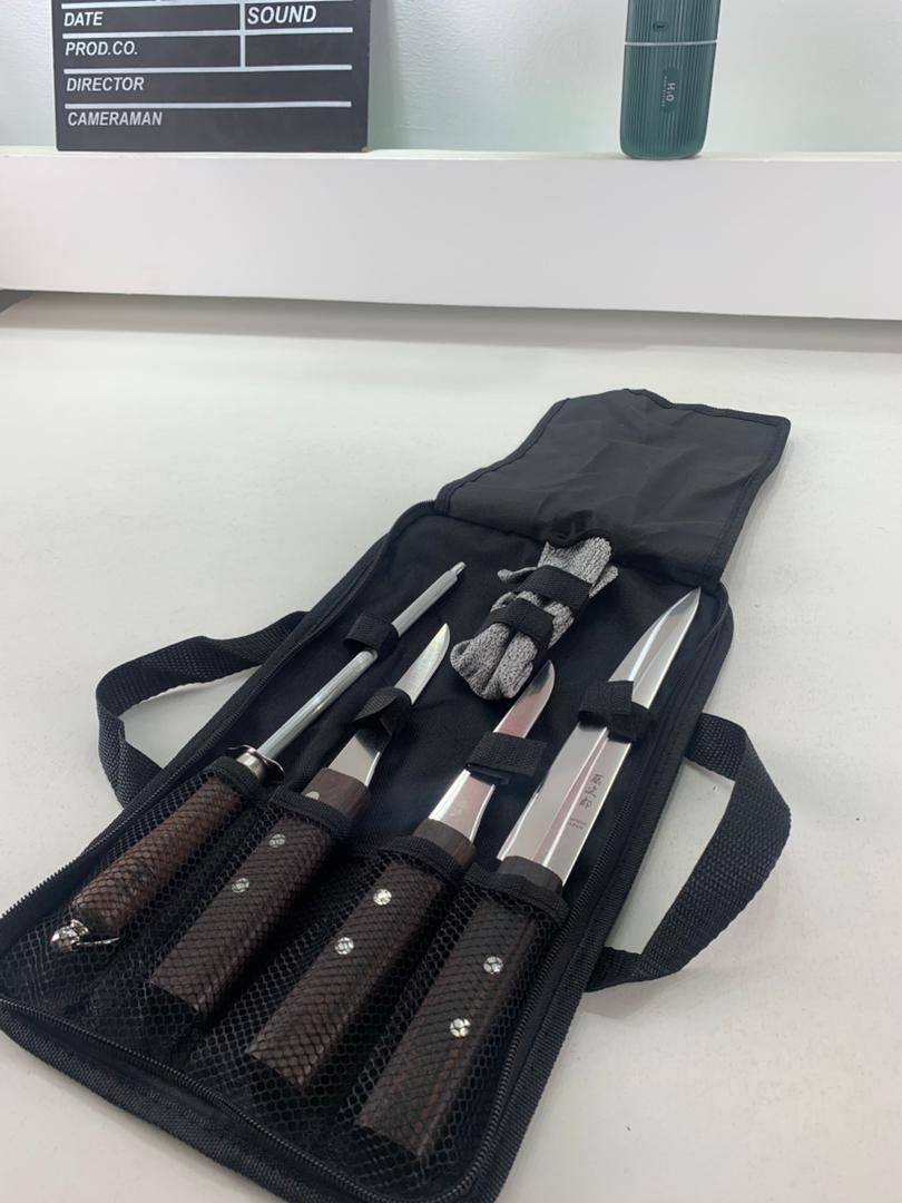 Pochette de Couteaux Professionnelle 5 pièces – حقيبة سكاكين - Image 2