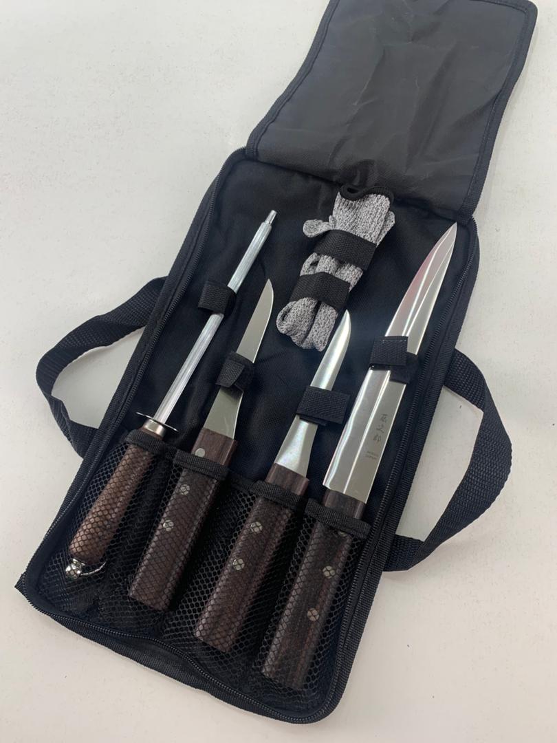 Pochette de Couteaux Professionnelle 5 pièces – حقيبة سكاكين - Image 3