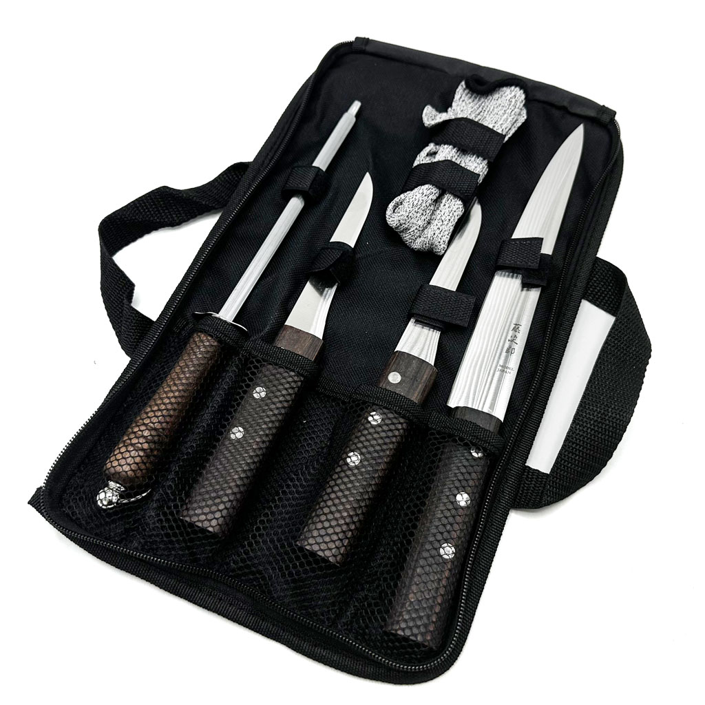 Pochette de Couteaux Professionnelle 5 pièces – حقيبة سكاكين - Image 6