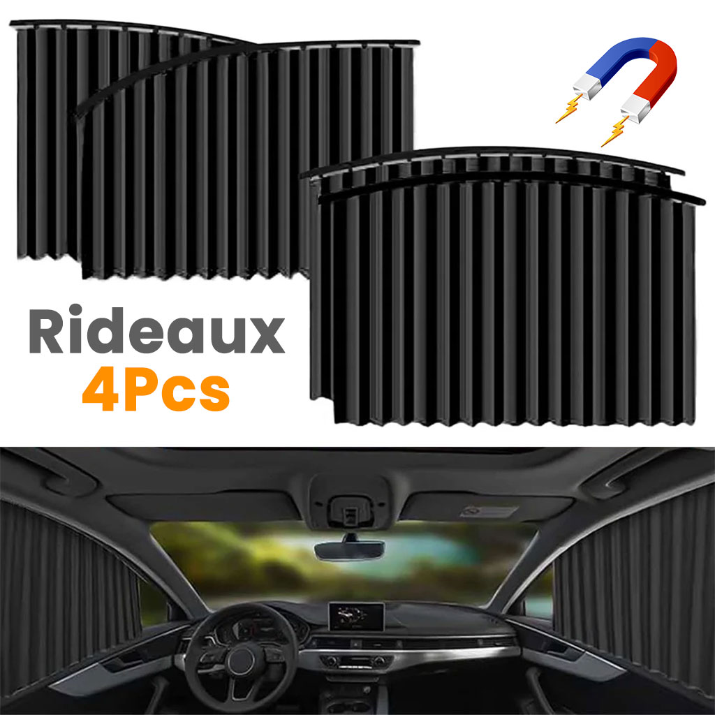 Rideaux Fenêtre de Voiture Accordéon Magnétiques 4Pcs – ستائر السيارات مغناطيسية - Image 6