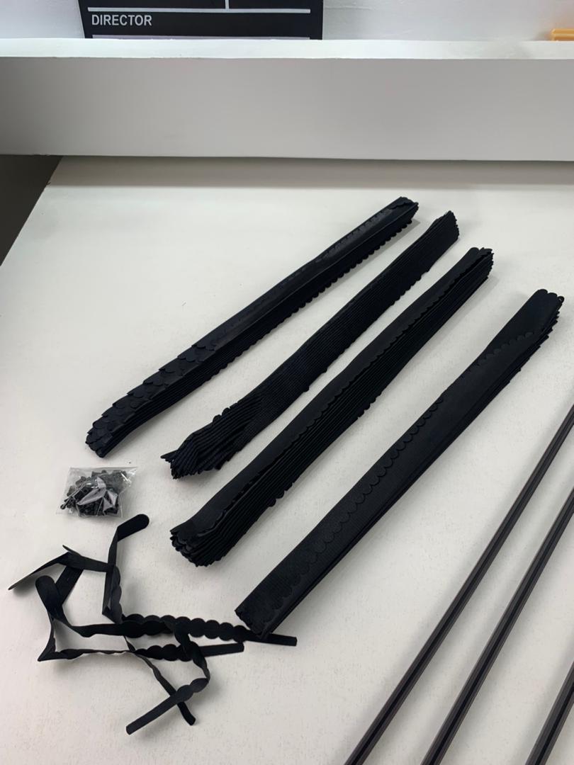 Rideaux Fenêtre de Voiture Accordéon Magnétiques 4Pcs – ستائر السيارات مغناطيسية - Image 8