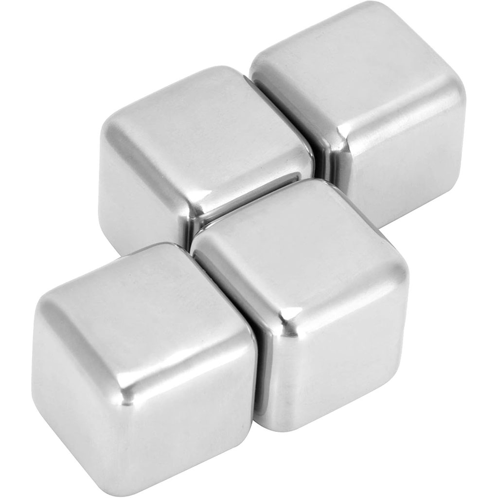 Pierres de glaçons réutilisables en acier inoxydable pour votre boisson – مكعبات الثلج للتبريد لمدة طويلة - Image 2