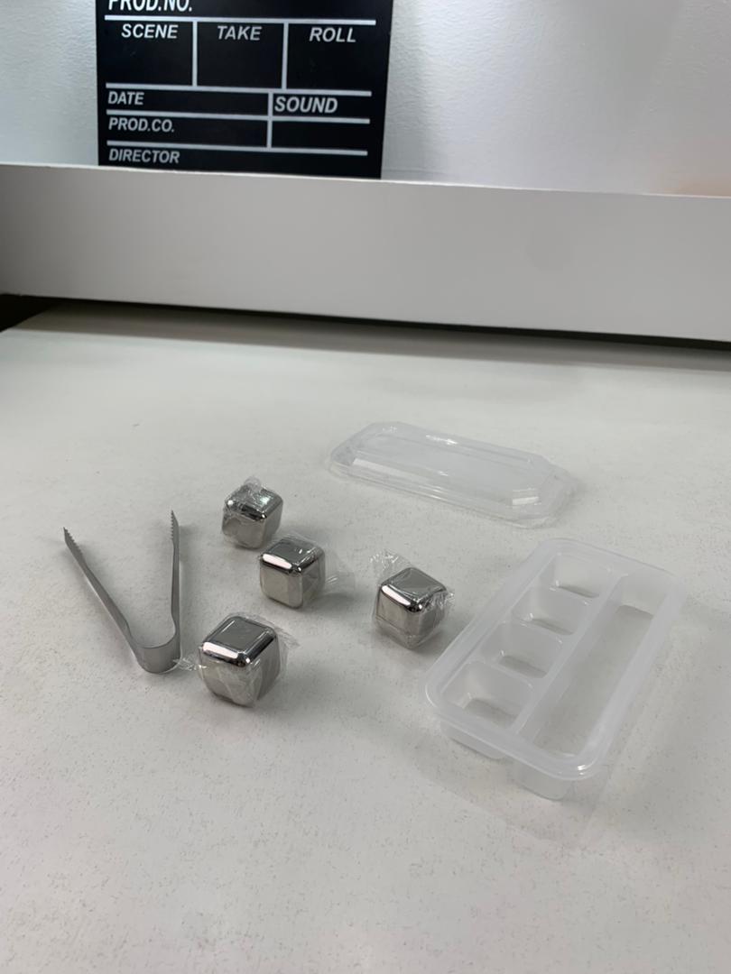 Pierres de glaçons réutilisables en acier inoxydable pour votre boisson – مكعبات الثلج للتبريد لمدة طويلة - Image 7