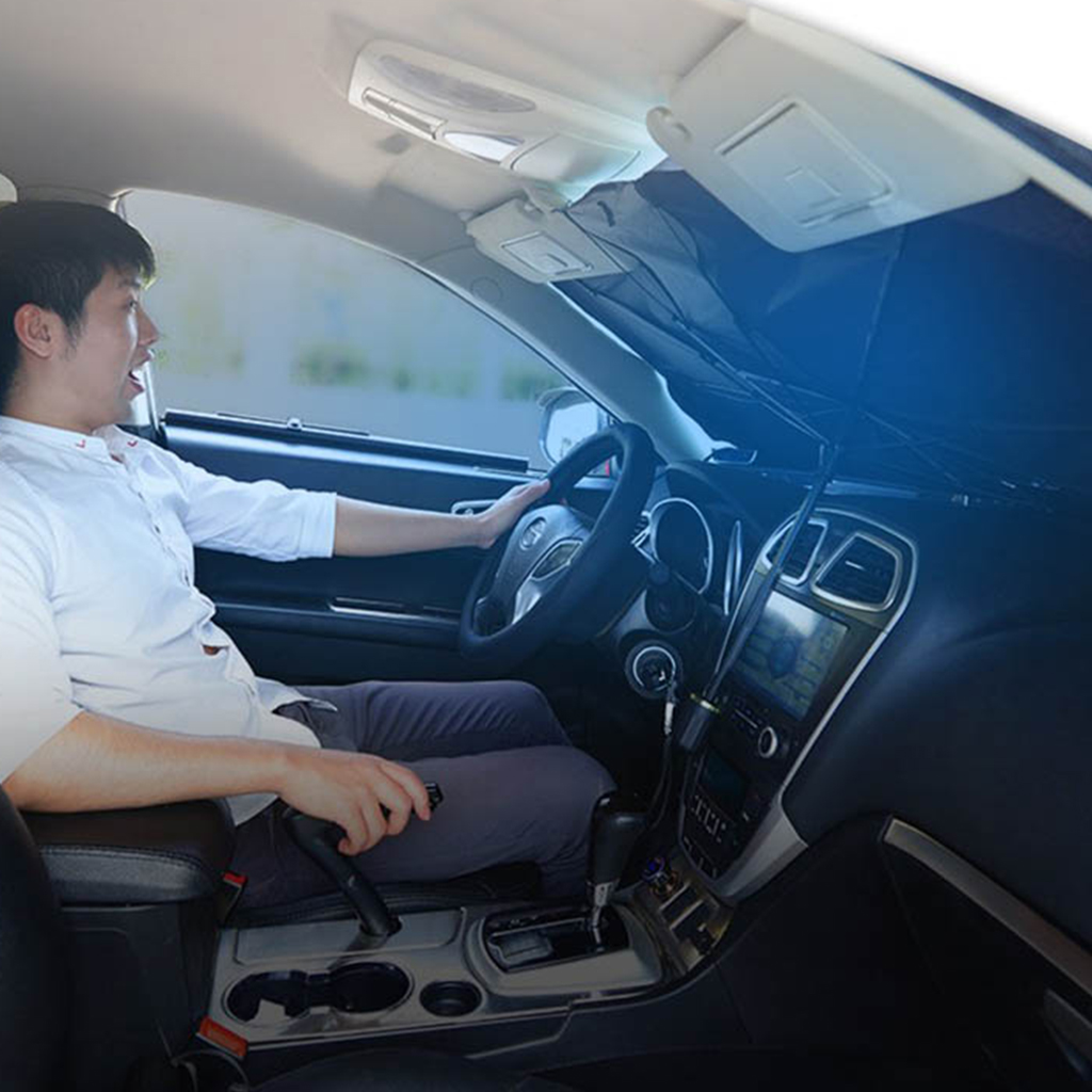 Pare-soleil pliable pour voiture protection solaire bloc UV - Image 5