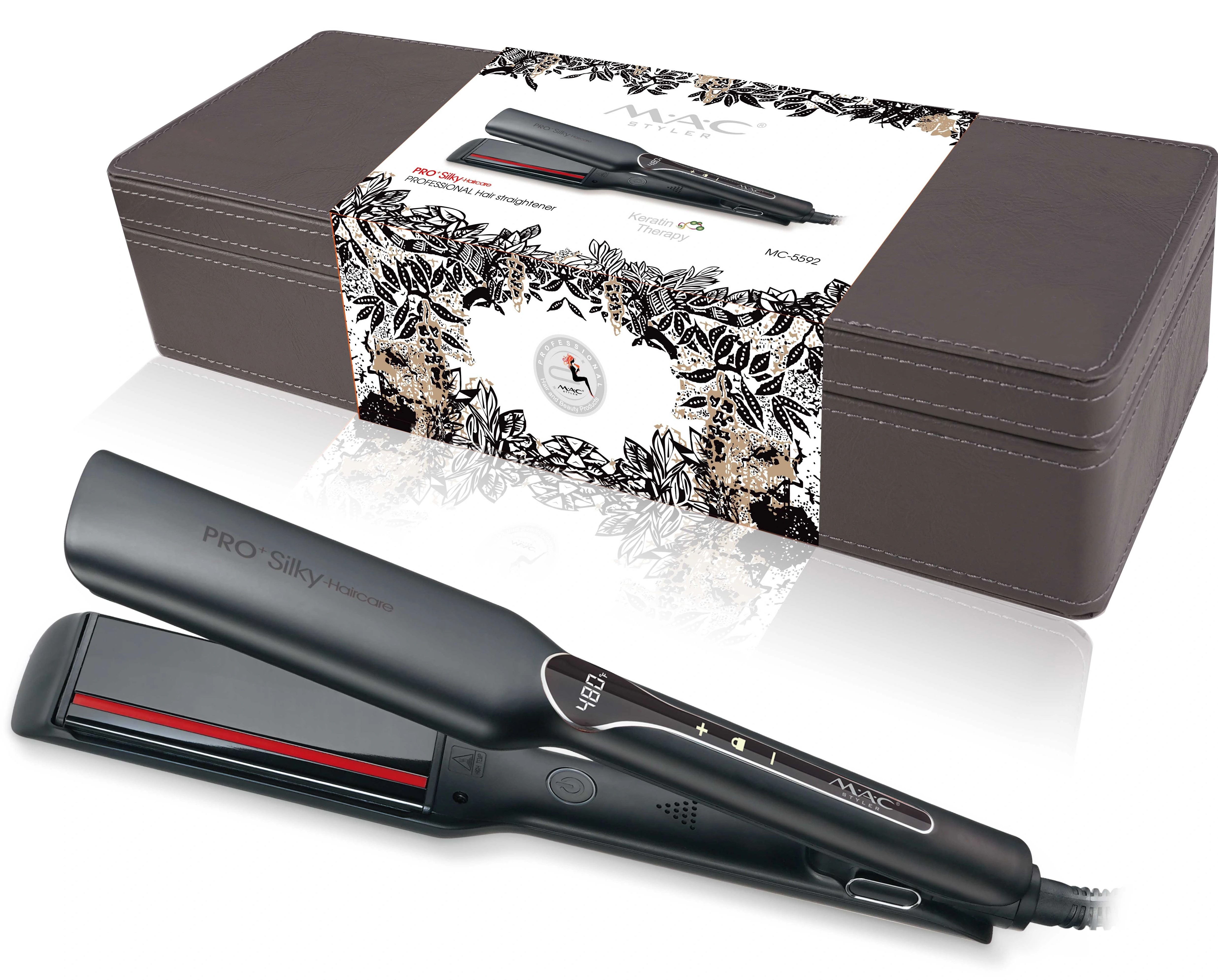 Lisseur A Cheveux – Ecran LCD – 480 F° – Rouge MC-5590 - Image 6