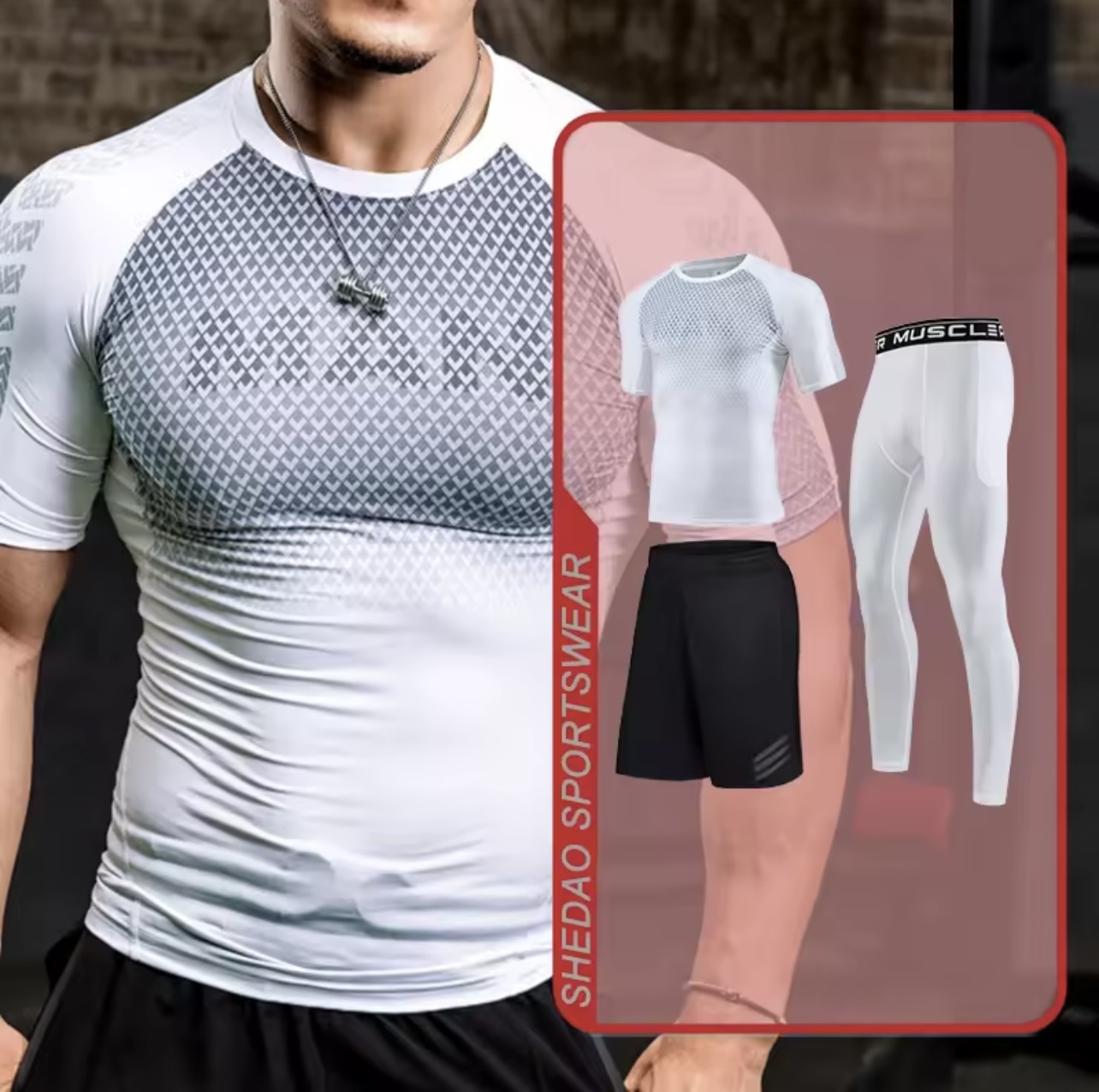 ✅ensemble de sport 3 pièces ✅ - Image 2