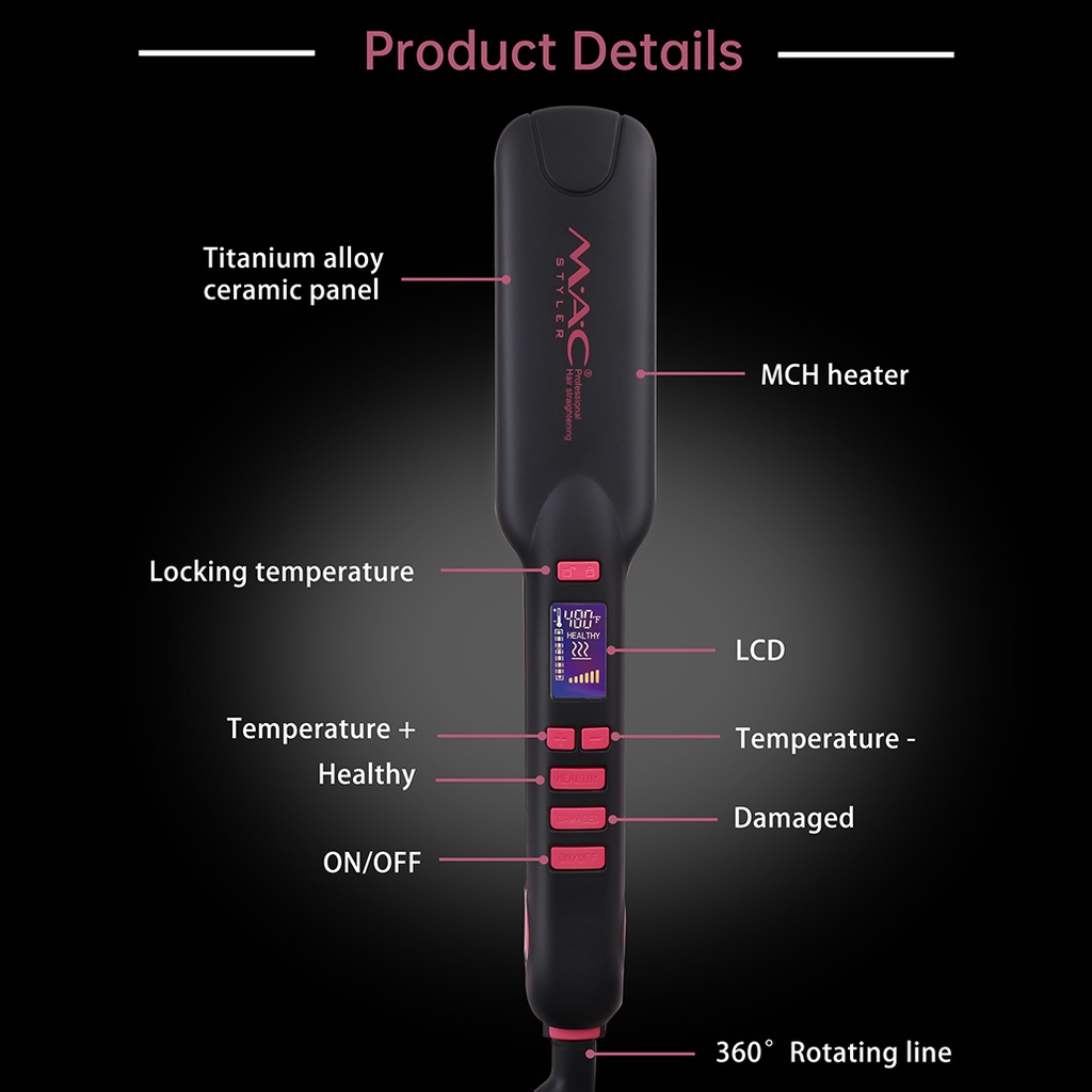 Fer À Lisser – Keratin Therapy – 450°F  - Image 3