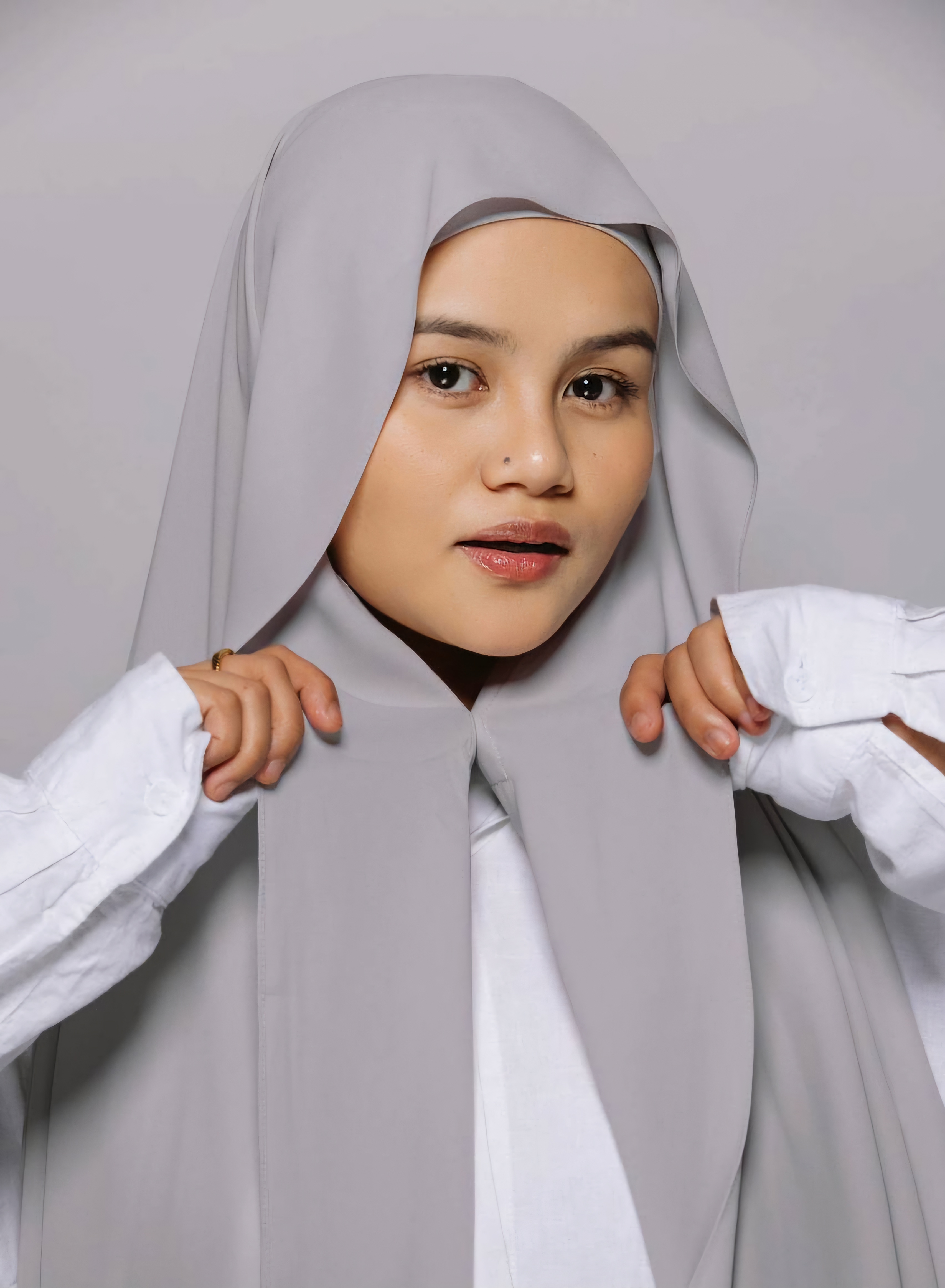 Khimar voile élégance 3 pièce  - Image 2
