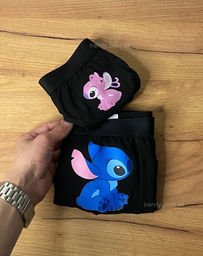 طقم "Stitch & Angel - Image 2