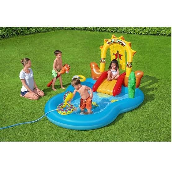 piscine gonflable bestway 53118 sous forme espace de jeu pour les enfants - Image 2