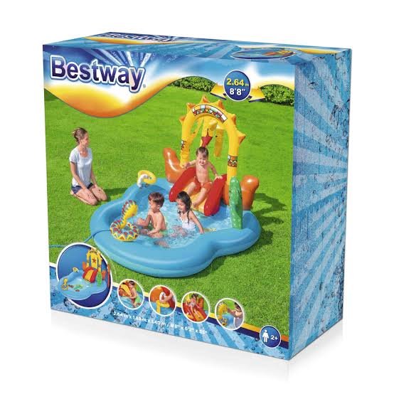 piscine gonflable bestway 53118 sous forme espace de jeu pour les enfants - Image 3