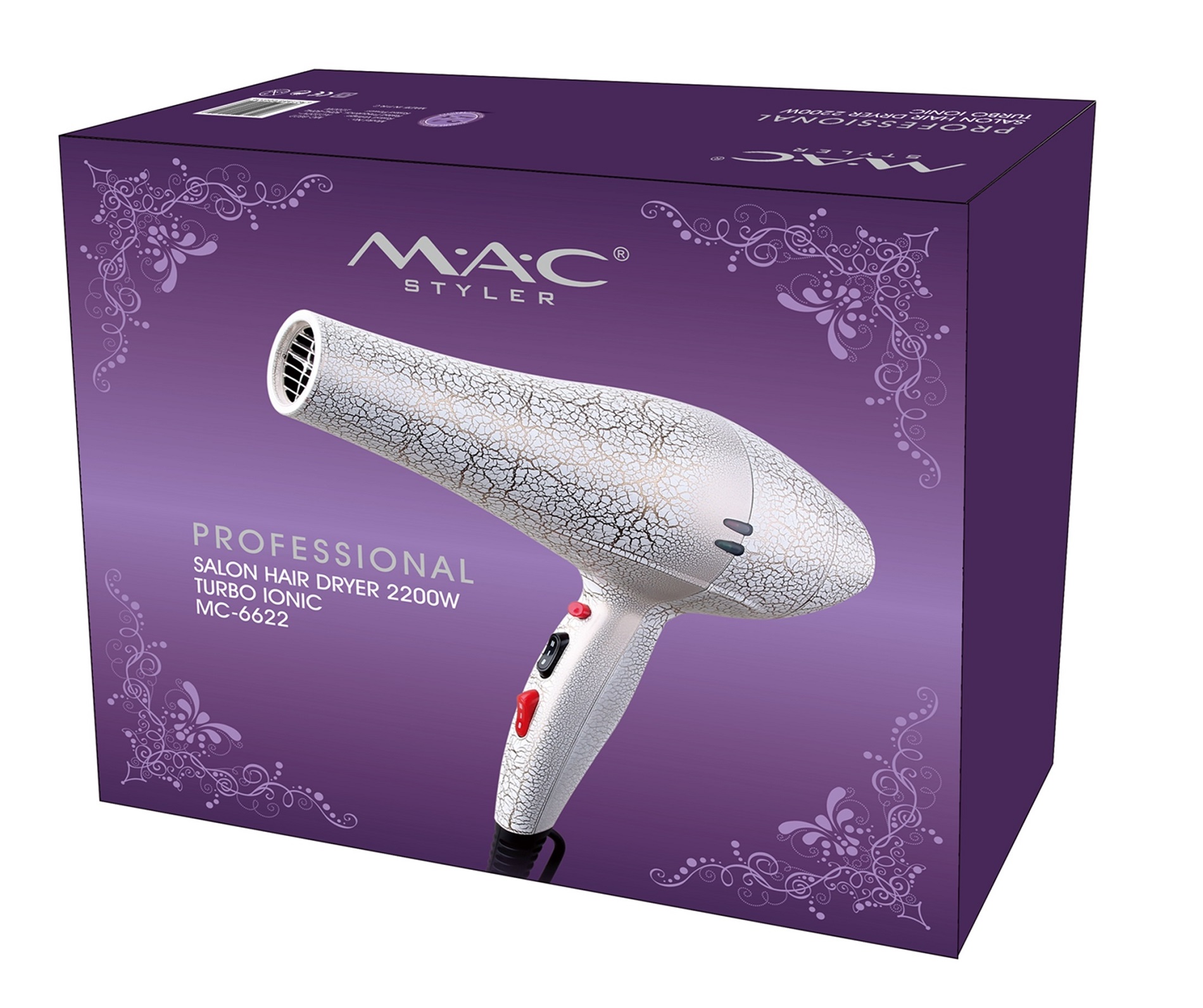 Sèche Cheveux Professionnel – Turbo Ionic – MC-6622 - Image 4