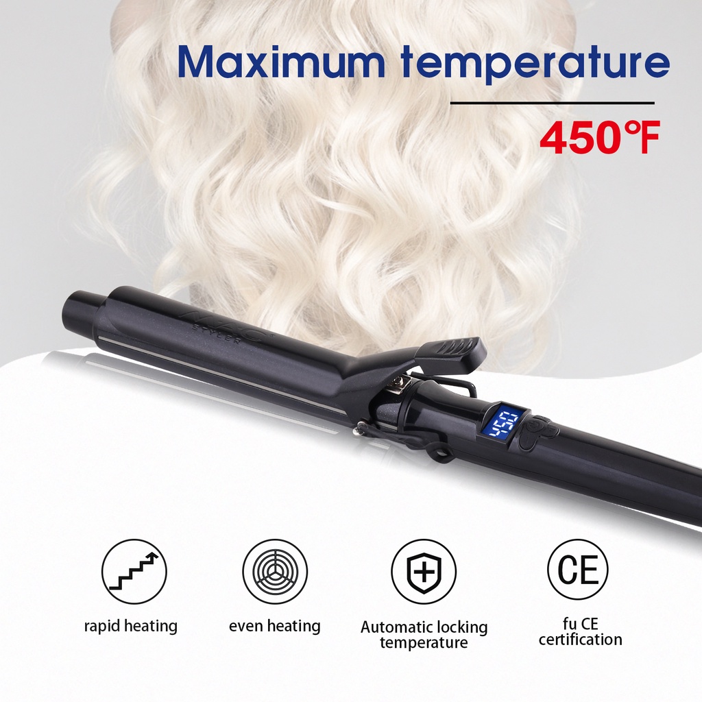 Boucleur / Fer À Boucler Professionnel 450 F Large 32″ - Image 2