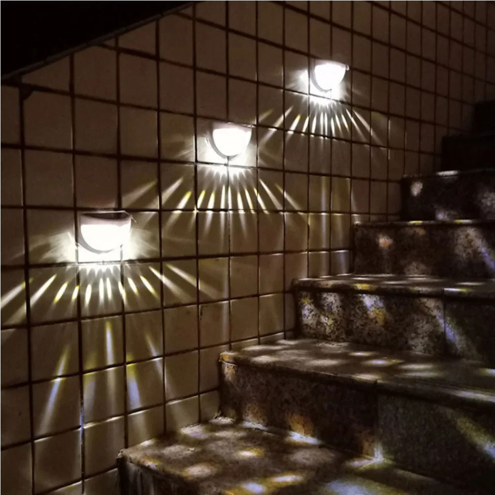 Pack 2 Lampes solaires pour clôture imperméable IP65 – مصابيح الإنارة الخارجية - Image 2