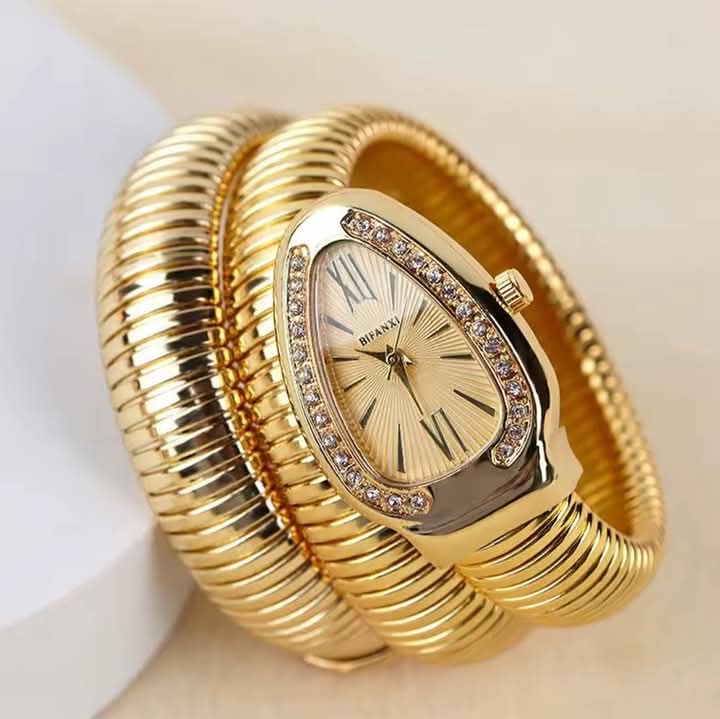 BVLGARI 🐍ساعة الأفعى مع علبة فاخرة 🎁 - Image 1