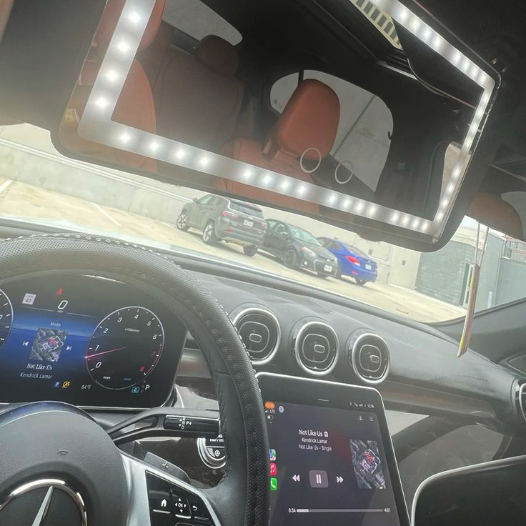 Miroir Led de voiture - Hollywood - Image 1