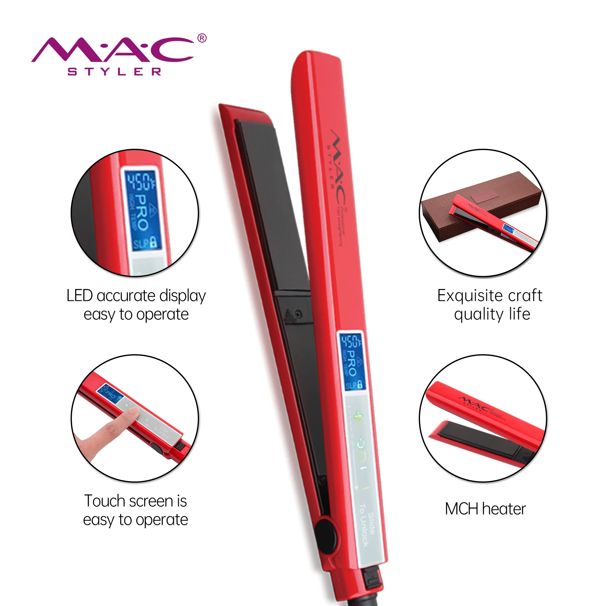  LISSEUR MAC ROUGE ORIGINAL - Image 5