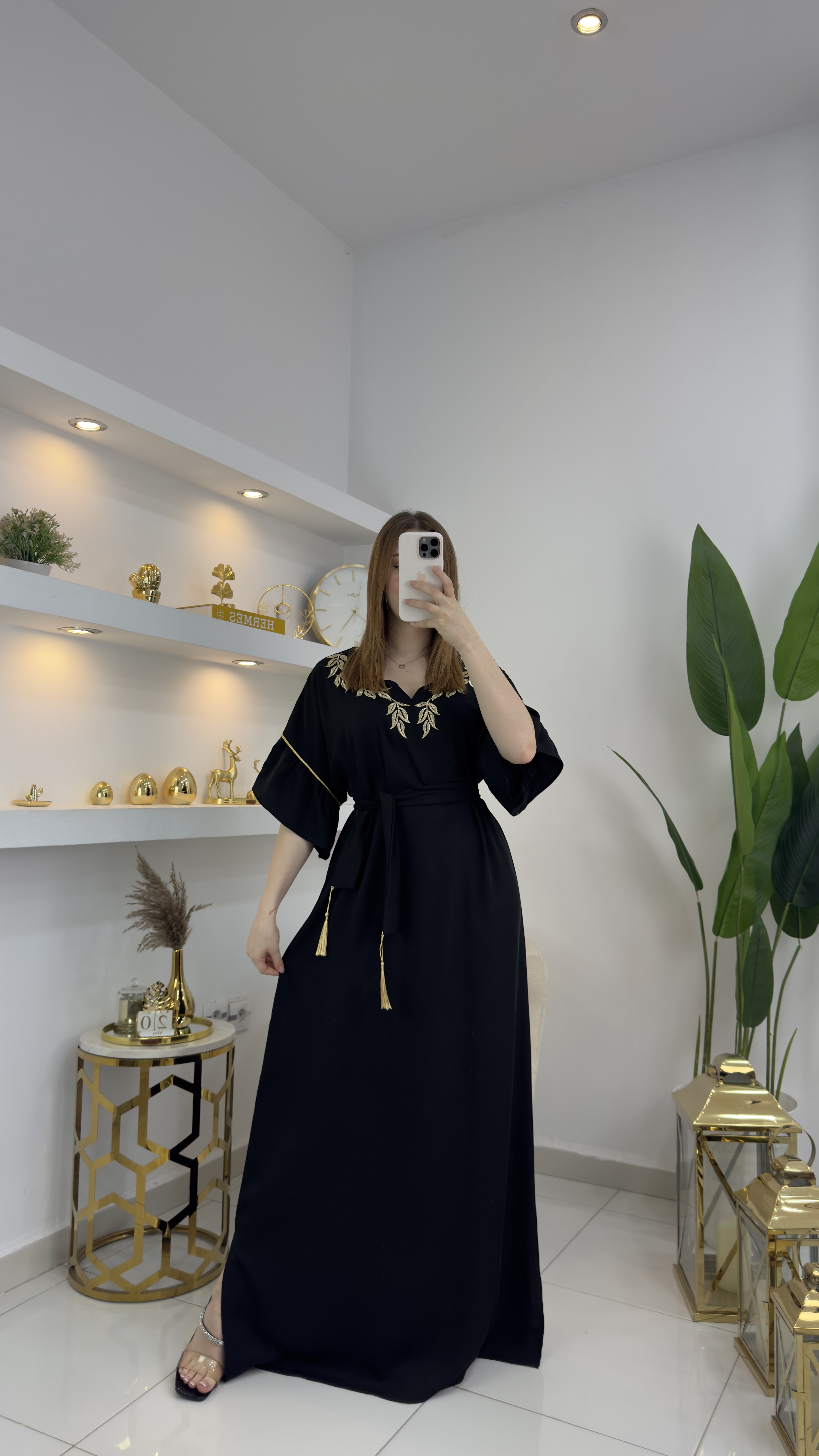 robe broderie noir  - Image 3