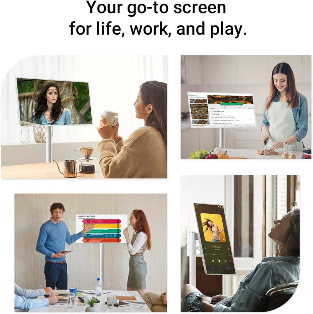 شاشة متنقلة اندرويد لمس ذكية مع ستاند مدمج 24 بوصة Floor Standing Smart Screen - Image 5