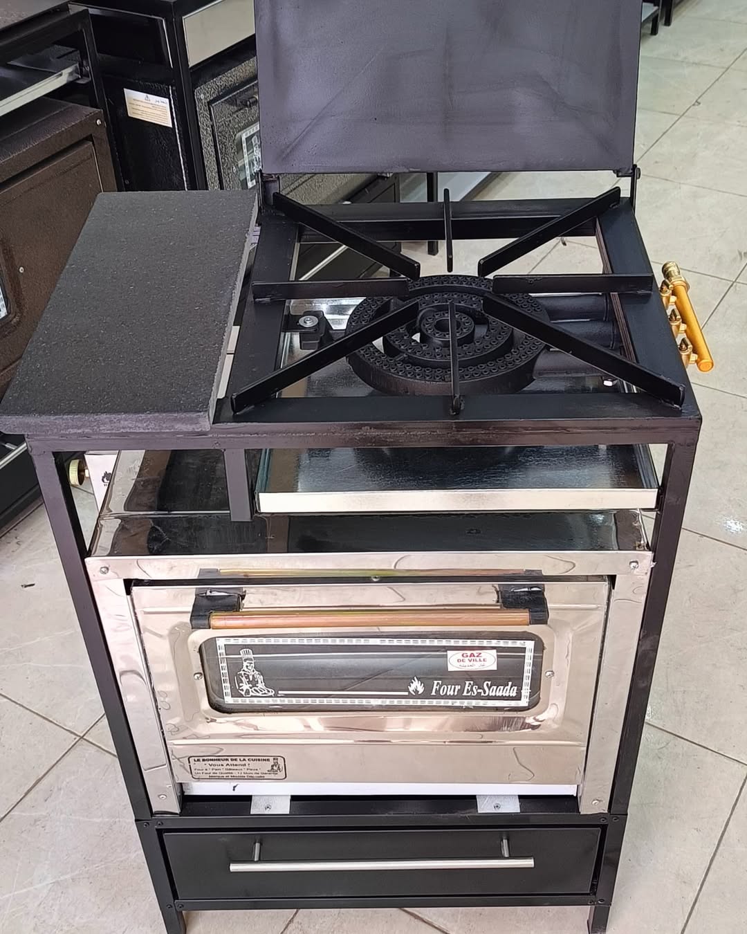 3en1 64cm avec four Es-saada inox  - Image 3