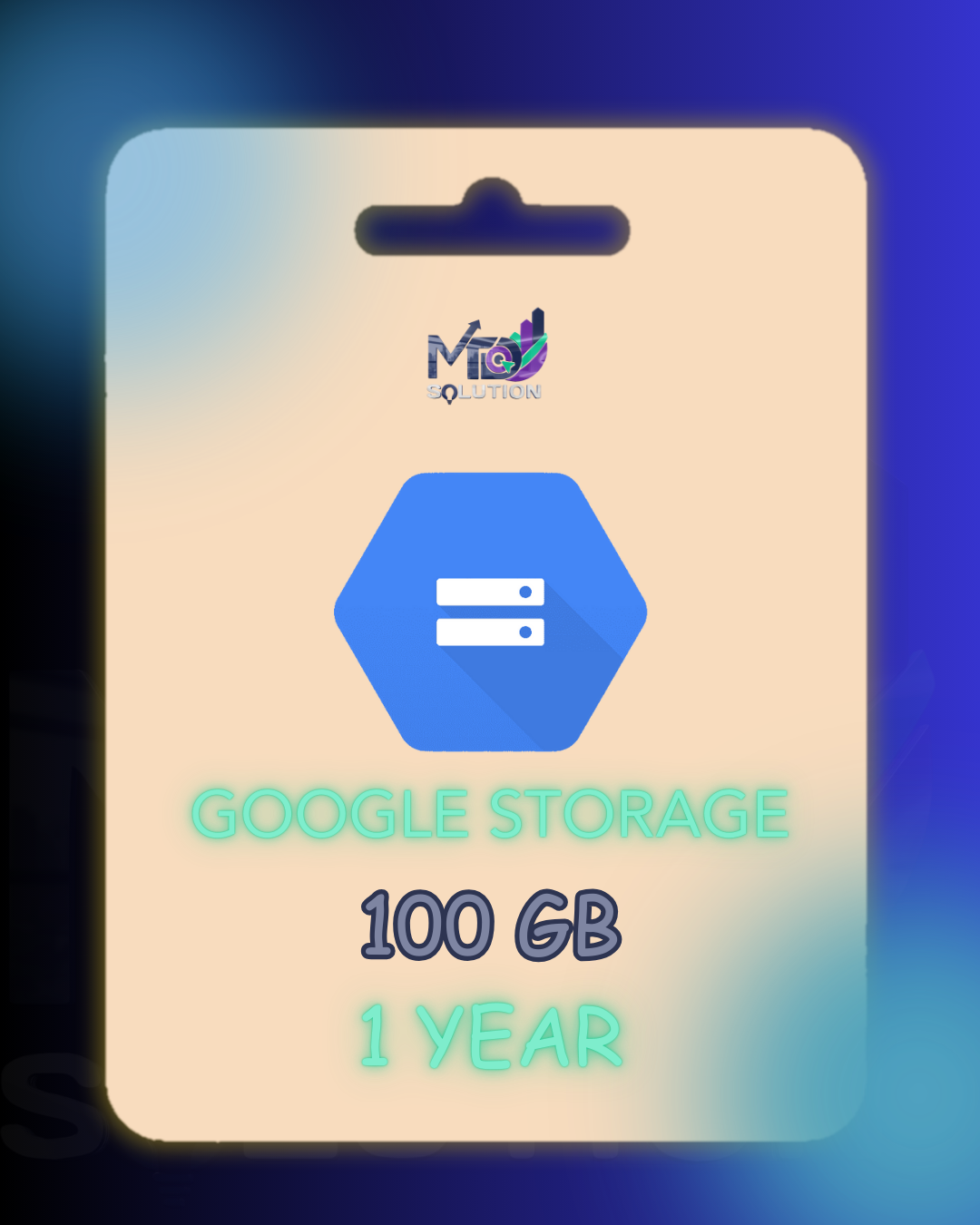  Google Storage 100 GB لمدة سنة
