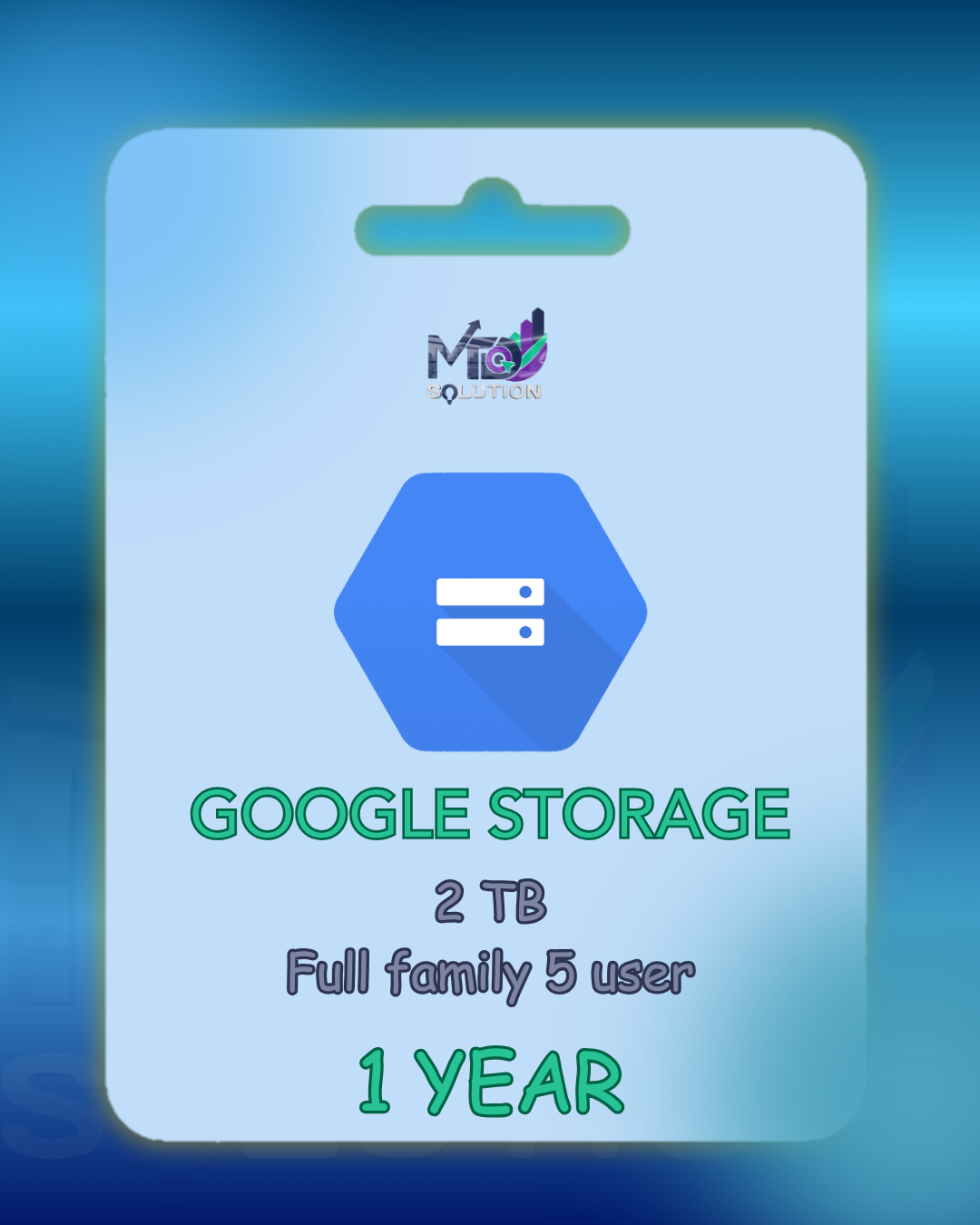 عرض Google Storage 2 تيرابايت Family لمدة سنة