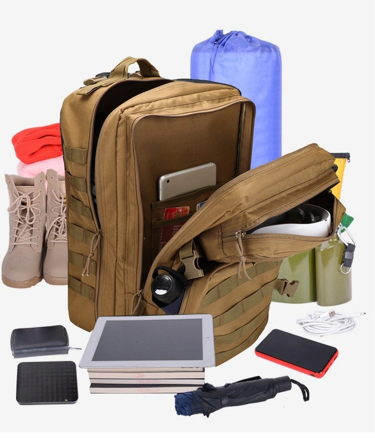 Sac à dos tactique 50L imperméable pour  Randonnée , voyage, alpinisme, - Image 2