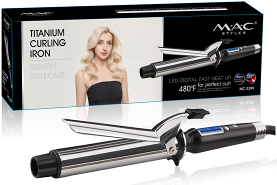 Boucleur en Titane avec Technologie Keratin Care - Image 1