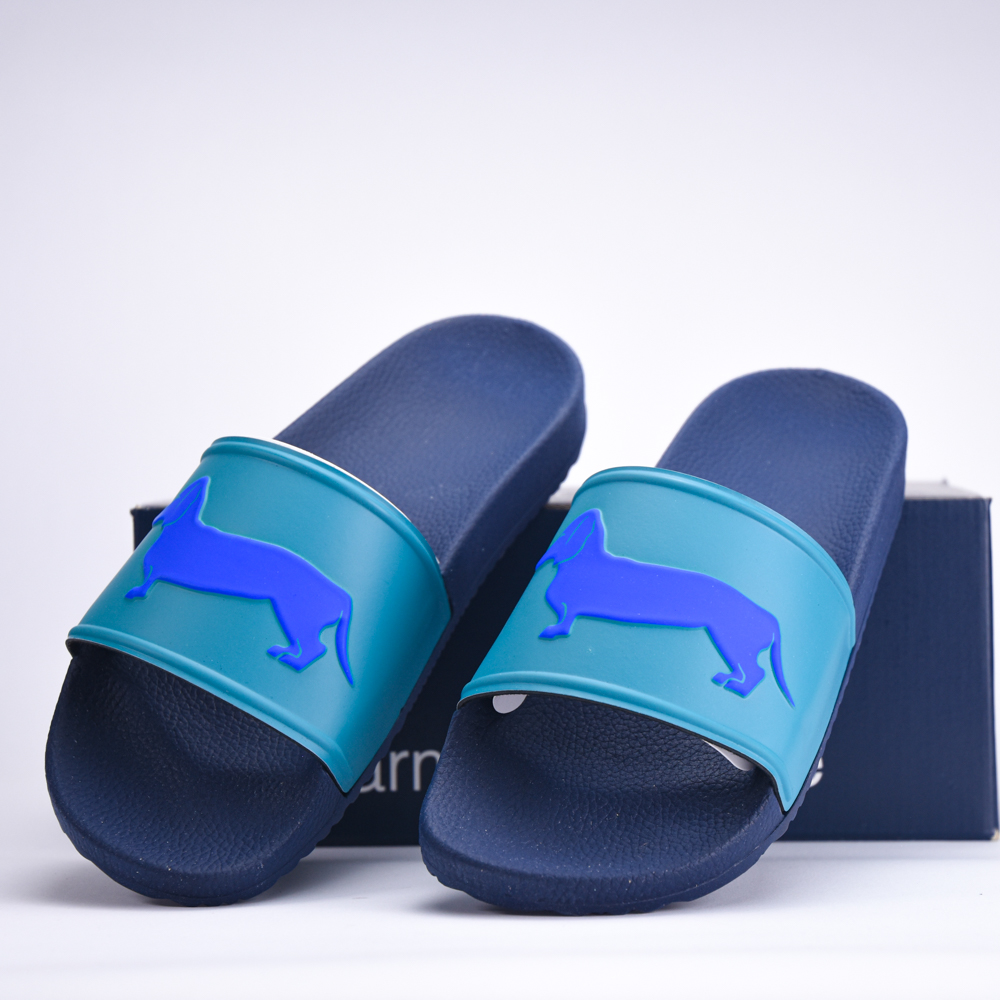 HARMONT AND BLAINE CIABATTA UOMO EVA - LOGO VERDE MARE - BLU - Image 2