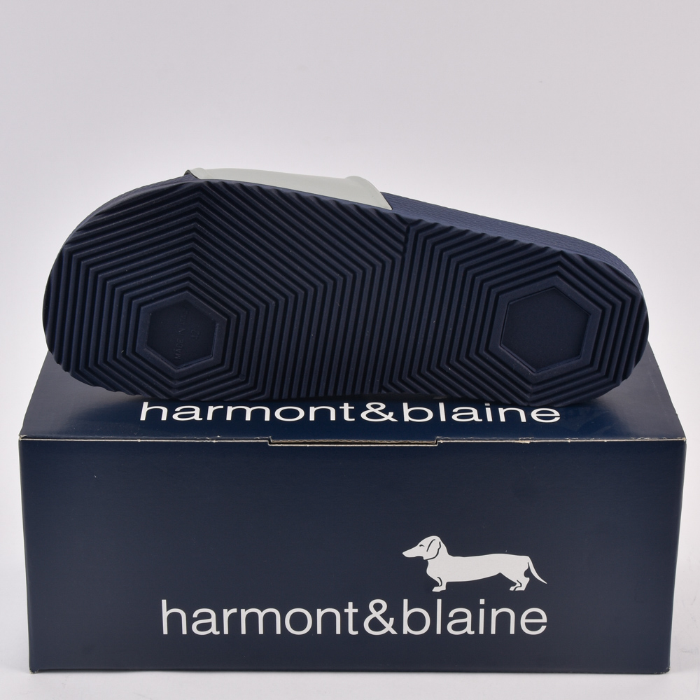 HARMONT AND BLAINE CIABATTA UOMO EVA - LOGO GRIGIO - BLU - Image 2