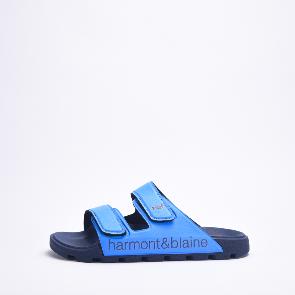 CIABATTA UOMO BLUBBER - LOGO AZZURRO - BLU - Image 3