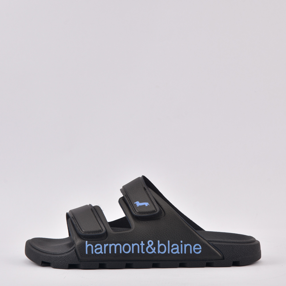 HARMONT AND BLAINE CIABATTA UOMO BLUBBER - LOGO NERO - AZZURRO - Image 3