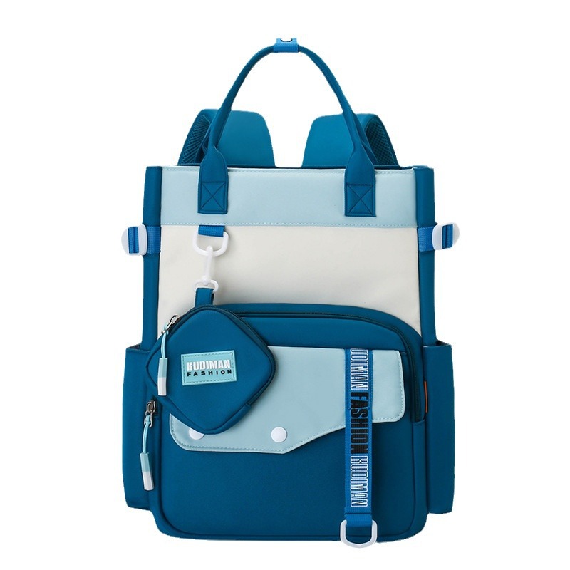 Ensemble de sacs d’école Kawai pour Enfants 2Pcs Avec Pochette Rose – محفظة 2 قطع كاواي مع محفظة صغيرة - Image 1