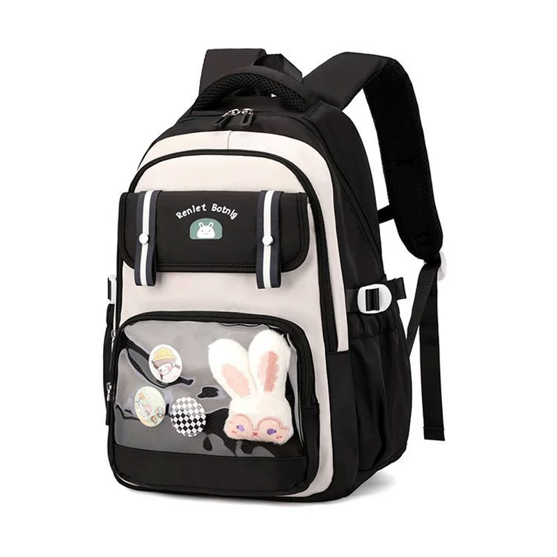 Sac à Dos Scolaire pour Enfants Style Kawaii BoShiKai Noir – حقيبة ظهر مدرسية للأطفال - Image 4