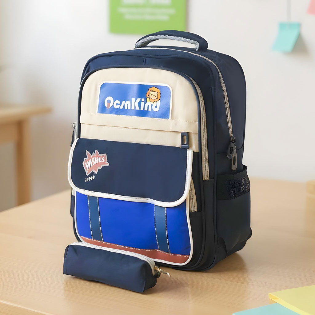 Sac à Dos pour Enfants avec Trousse Assortie 2504 Rose – حقيبة ظهر مدرسية للأطفال مع مقلمة - Image 5