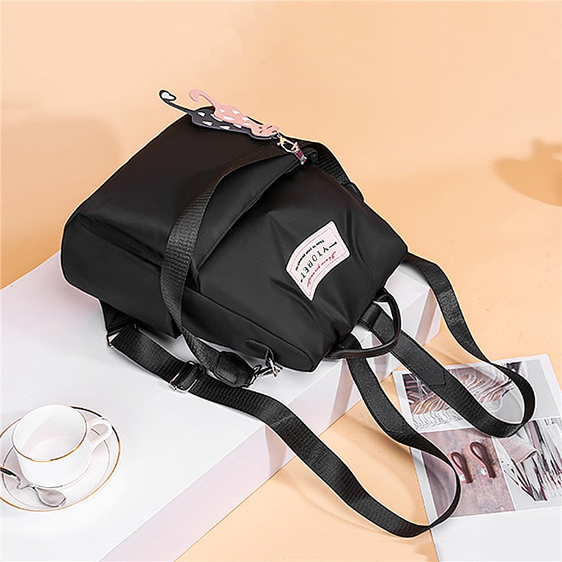 Sac à dos oxford Antivol étanche Pour Femme – Noir - Image 2