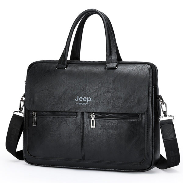 Cartable Homme en Simili Cuir Design Élégant Jeep 180551-6 – حقيبة جلدية - Image 2