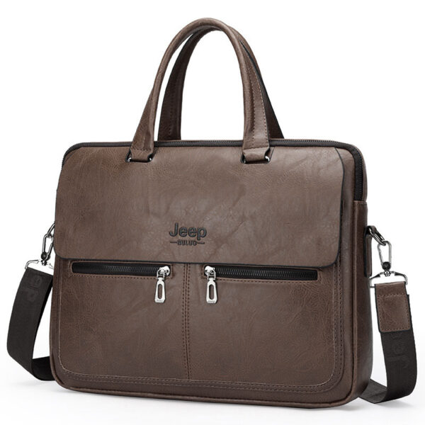 Cartable Homme en Simili Cuir Design Élégant Jeep 180551-6 – حقيبة جلدية - Image 3