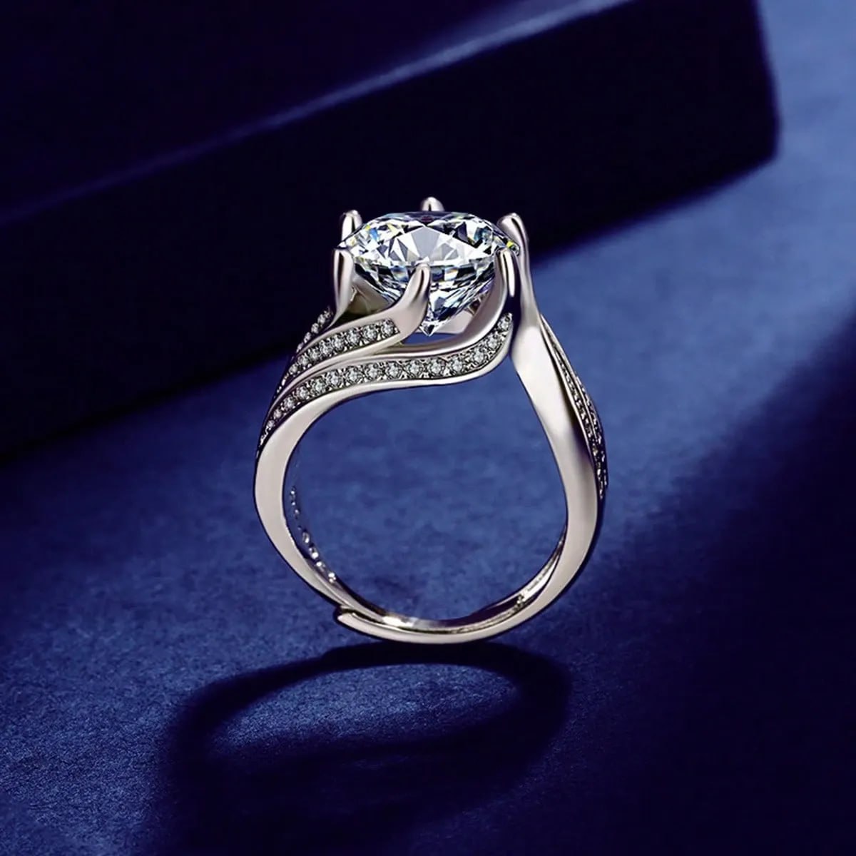Bague de Luxe Moissanite – Pour Femmes Uniques - Image 3