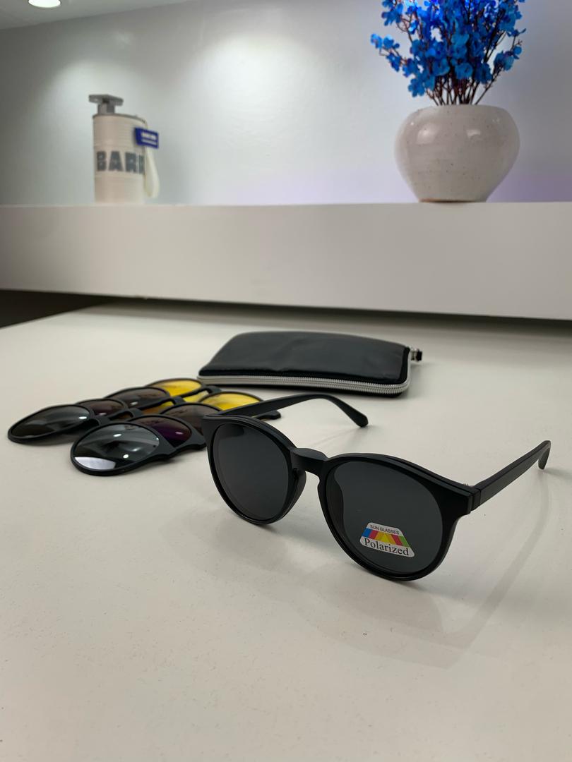 Lunette 6 En 1 2231A Optique / Soleil / Nuit - نظارات شمسية مغناطيسية - Image 3