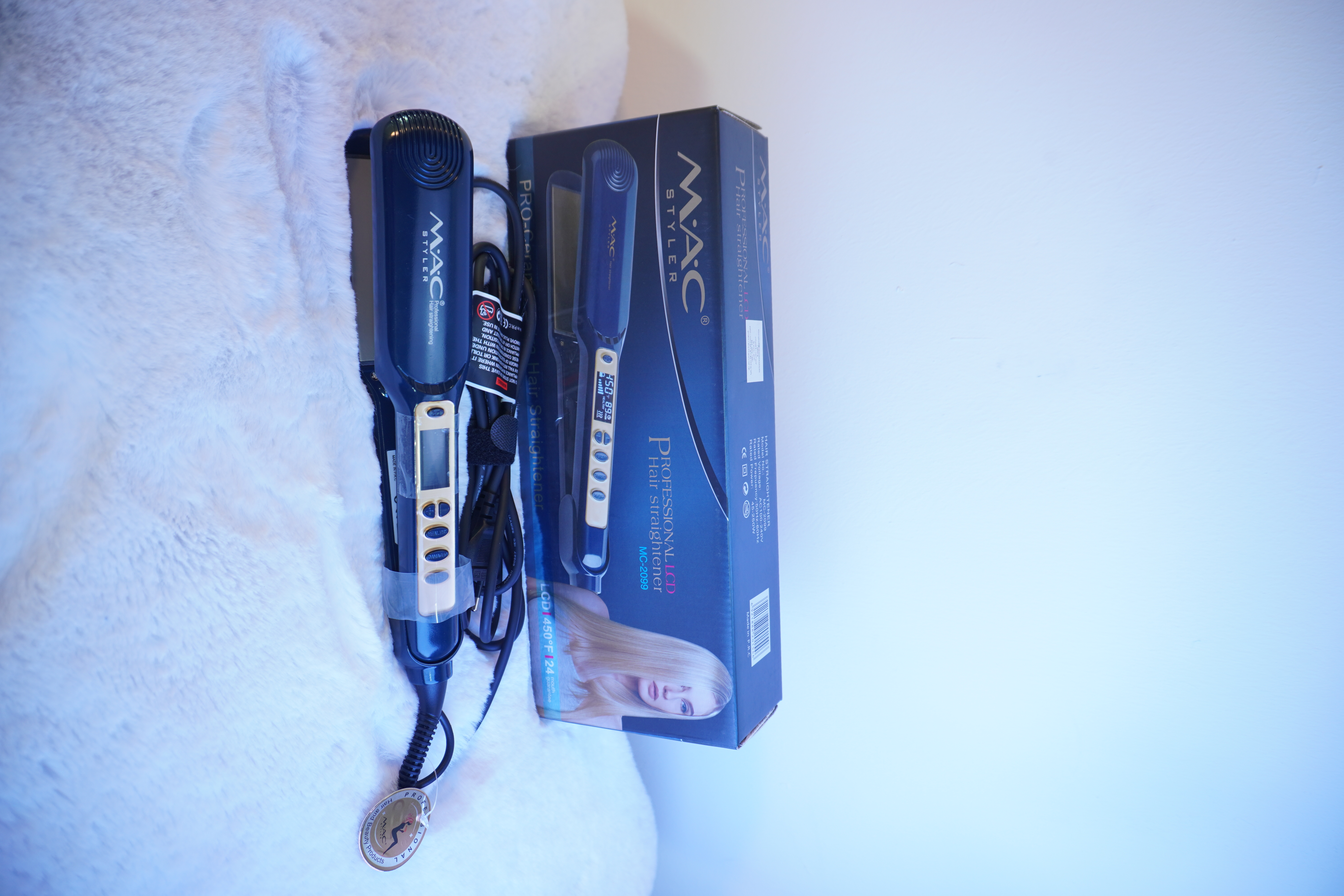 Fer à Lisser professionnel en céramique 450°F Écran LCD - Image 2