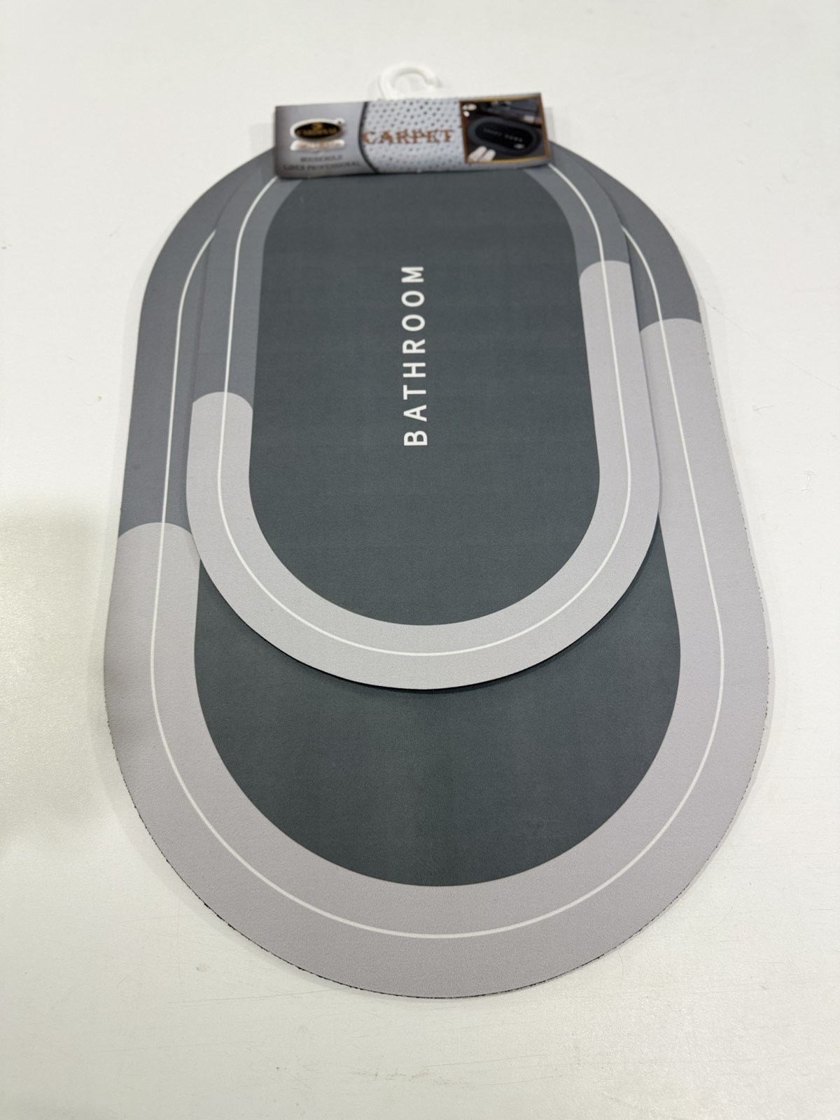 Tapis salle de bain ovale 2 pièces  - Image 5