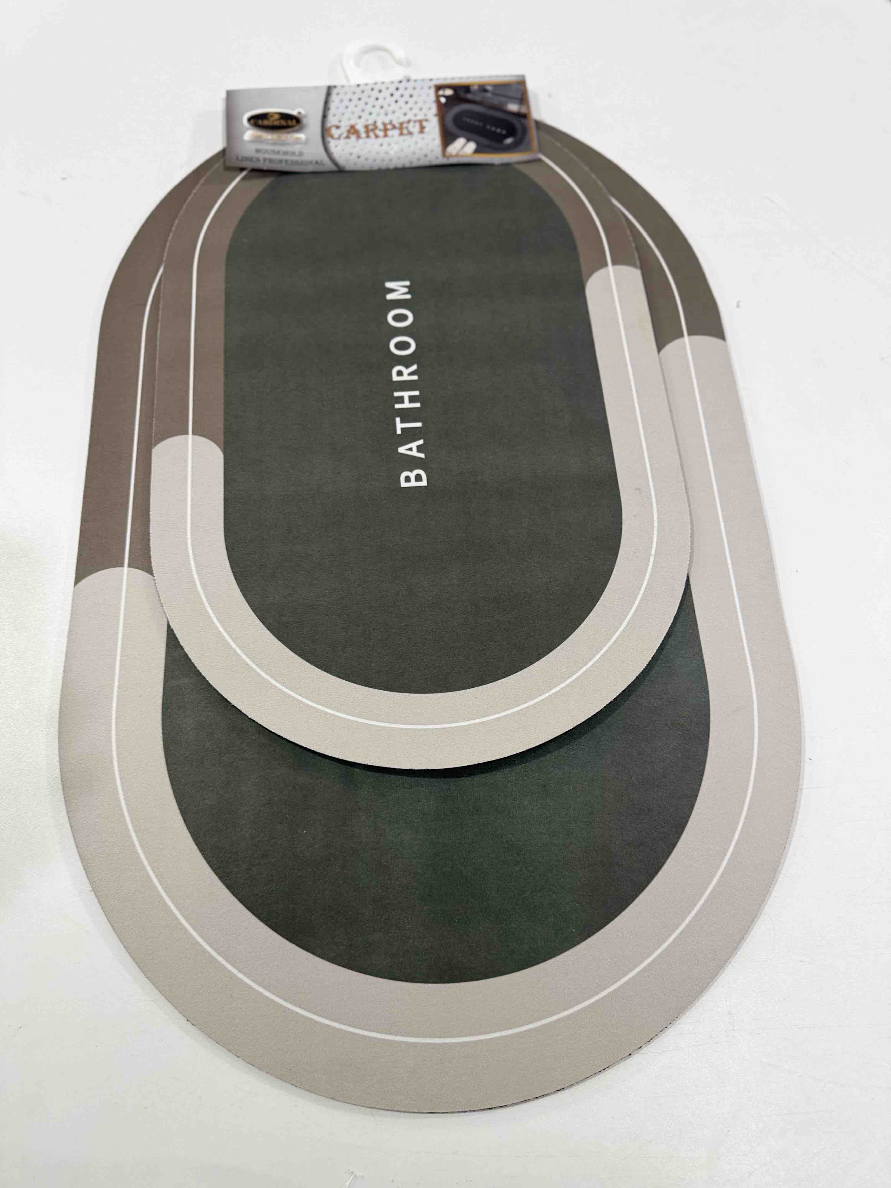 Tapis salle de bain ovale 2 pièces  - Image 6