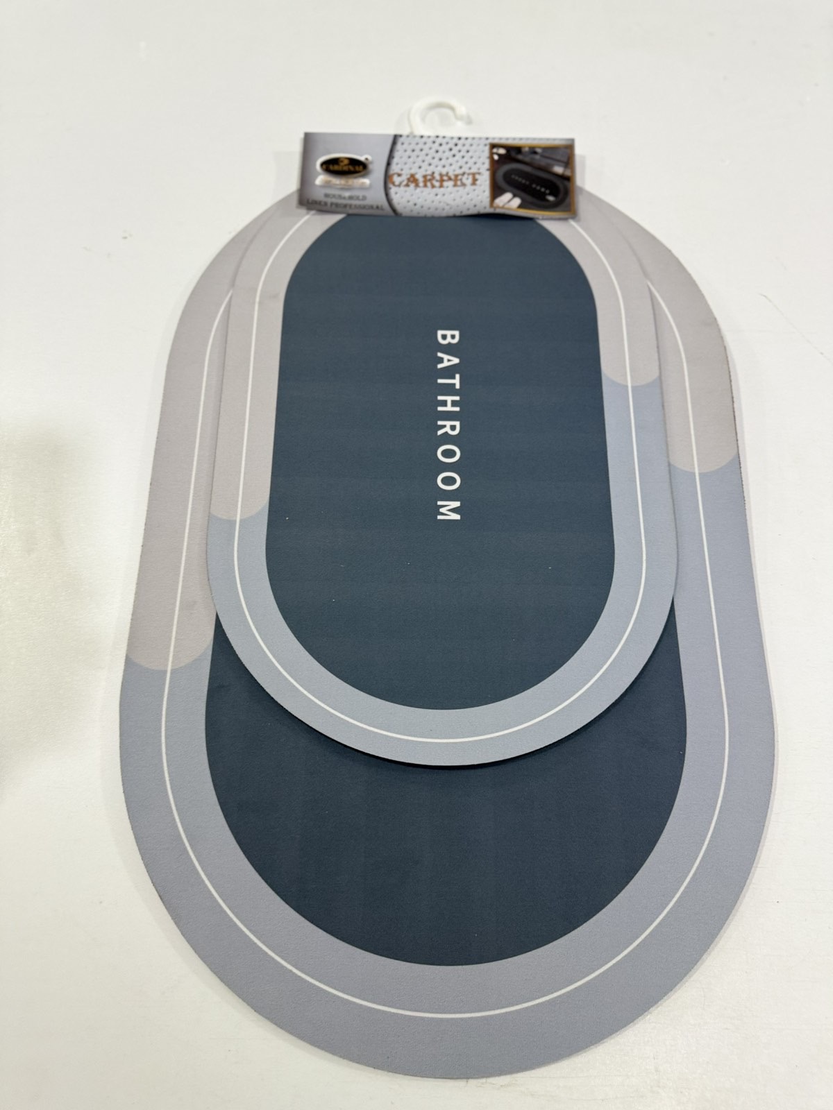 Tapis salle de bain ovale 2 pièces  - Image 7