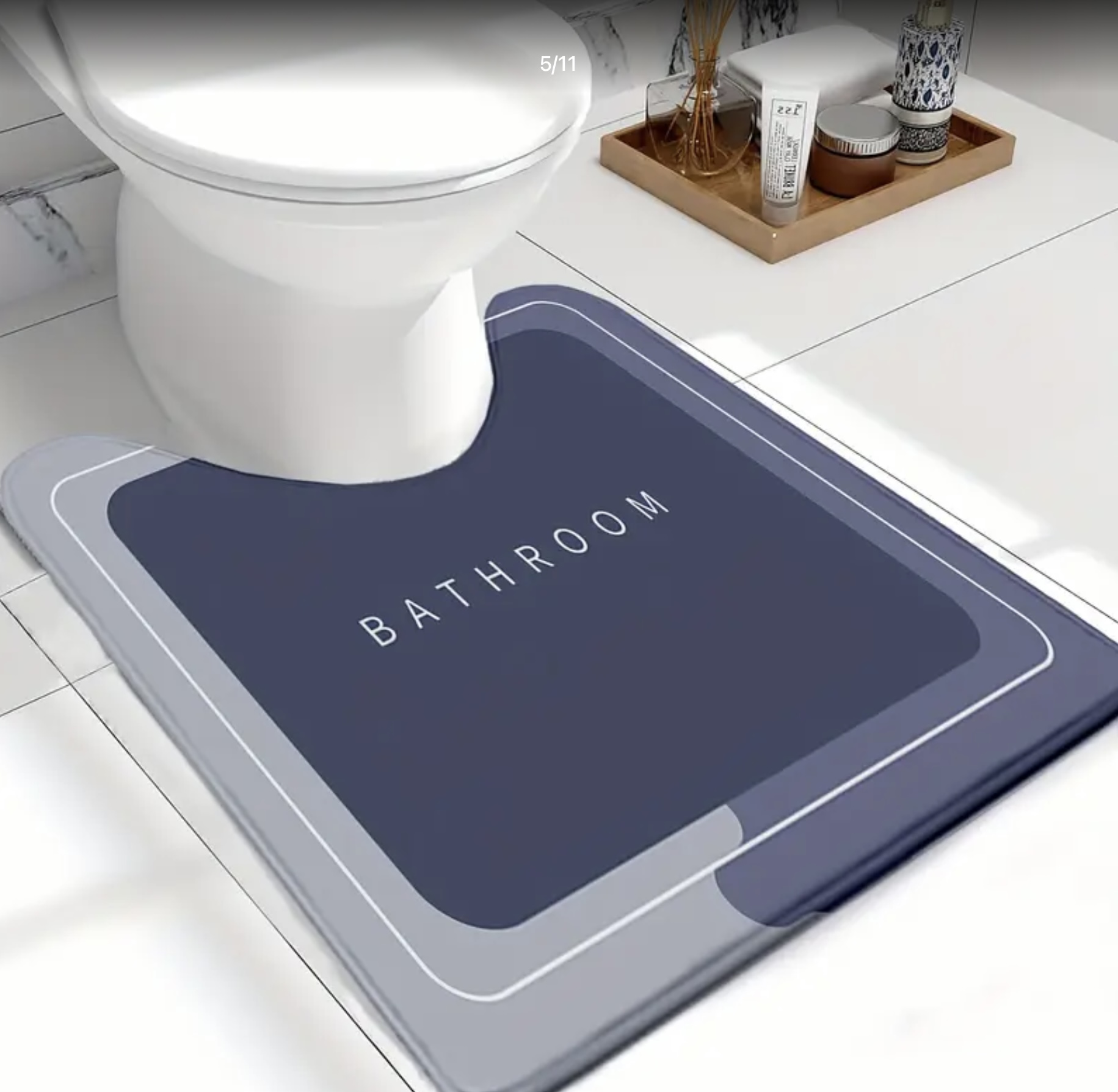 Tapis toilette 1 pièces  - Image 1