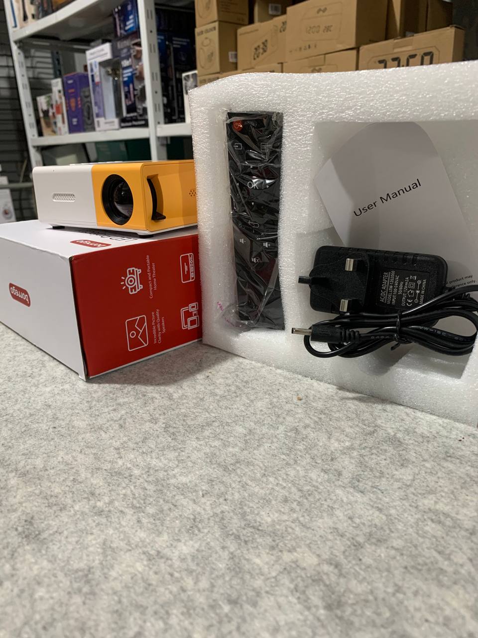  Projecteur Home Cinéma Multimédia 1080P Borrego YG300 FULL HD - Image 2