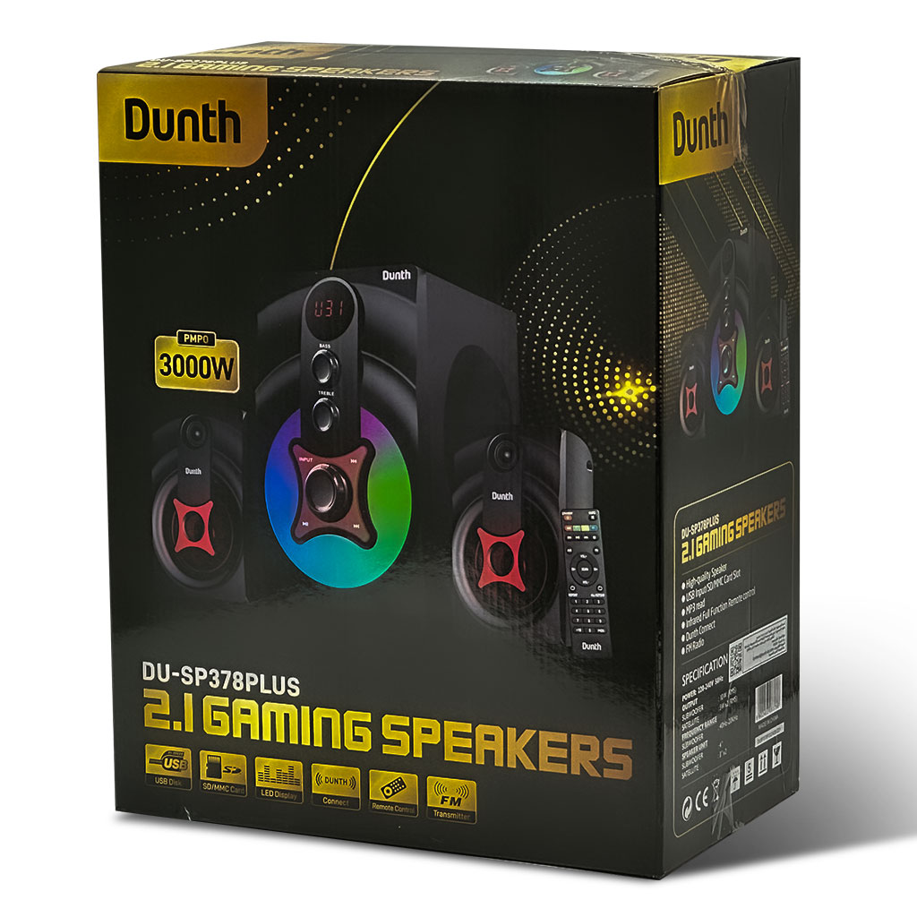 HAUT PARLEUR DUNTH 3000 W LED DU-SP378 - Image 2