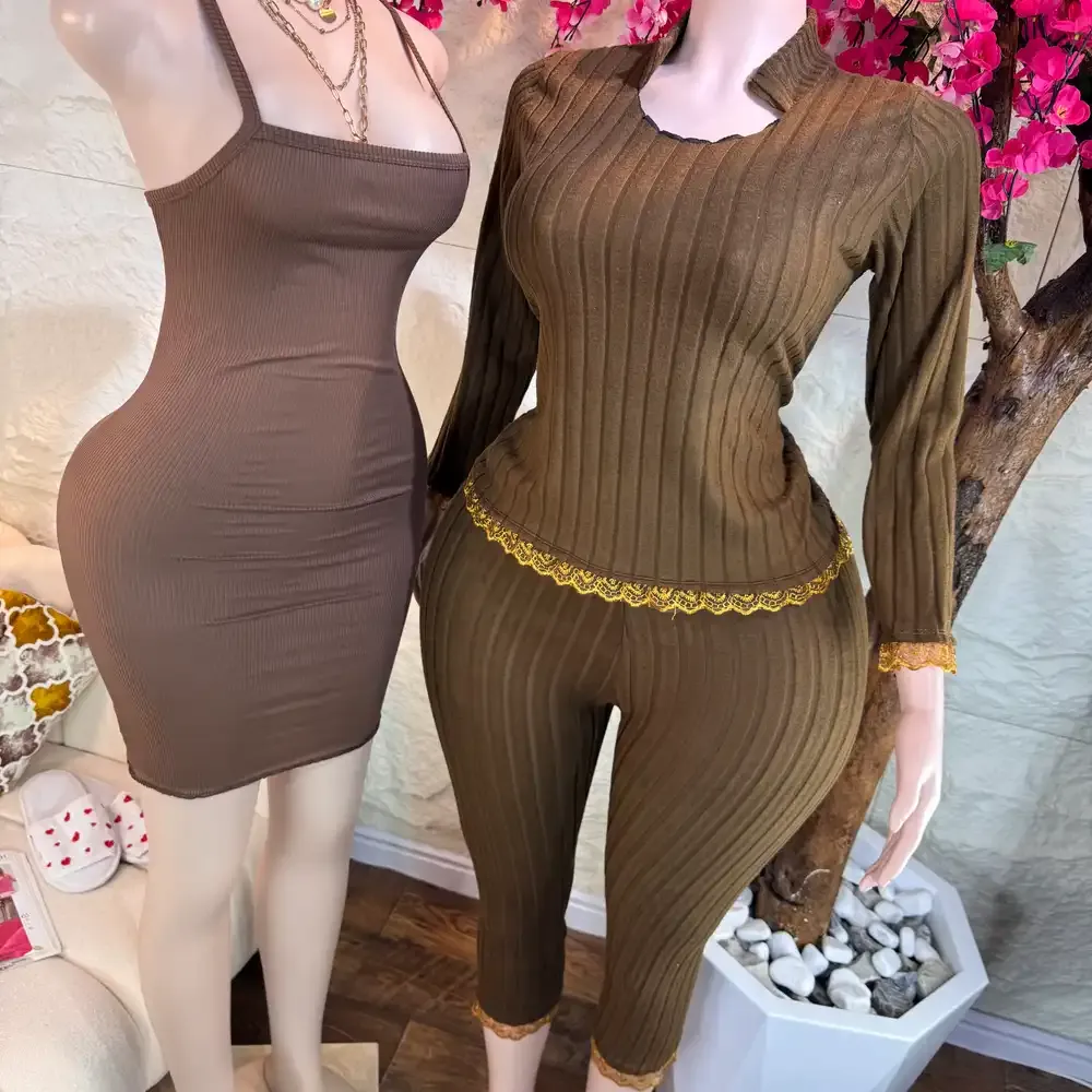 باك 3 قطع سامبل تريكو + سروال + فانردوب  - Image 8