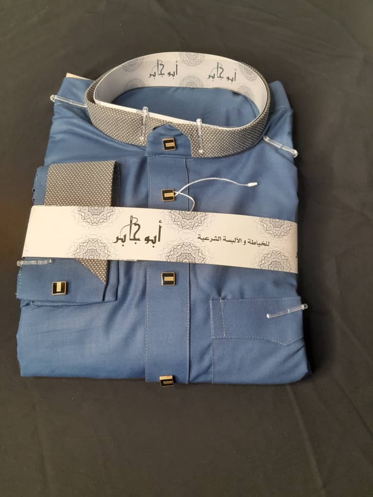 ثوب رجالي فاخر بتفاصيل منسوجة – تصميم خليجي راقٍ وألوان ملكية - Image 7