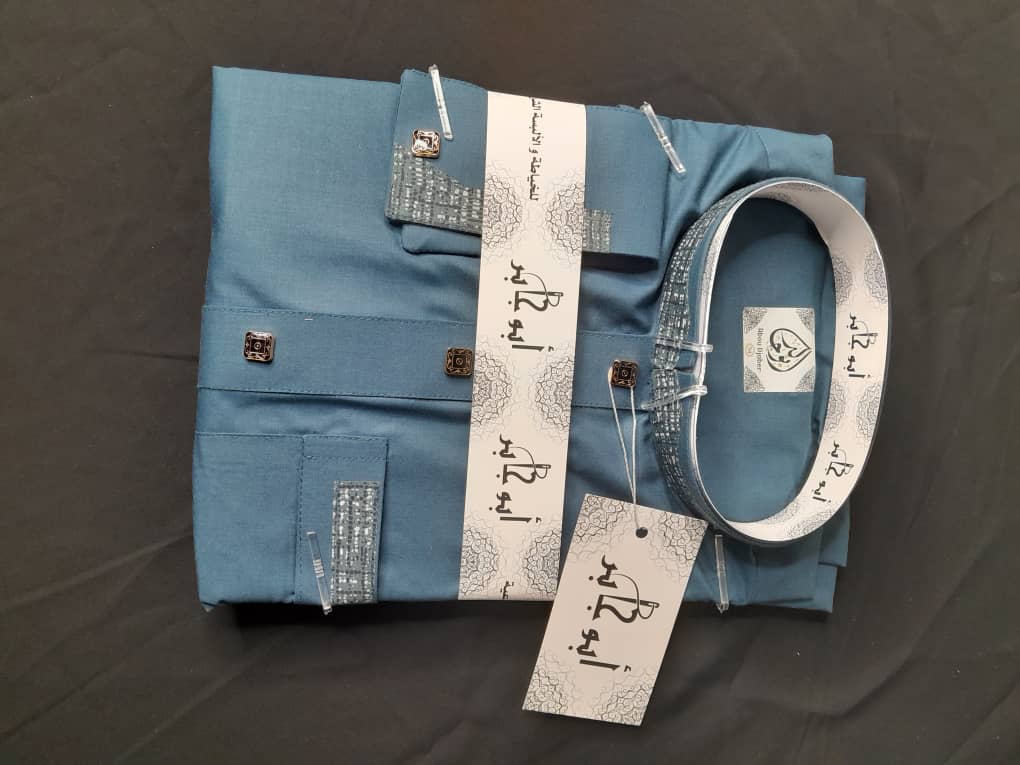 ثوب رجالي بتطريز فاخر – تصميم خليجي عصري بلمسات زخرفية أنيقة - Image 7